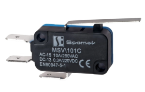 Łącznik miniaturowy dźwignia płaska długa MSV101C
