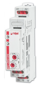 Przekaźnik czasowy 2P 1sek-10dni 12-240V AC/DC 50/60 Hz opóźnione załączenie RPC-2WU-UNI 863197