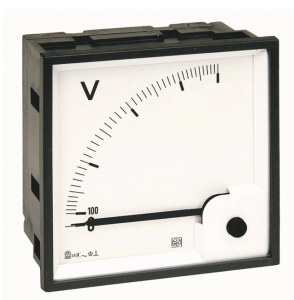 Woltomierz AC 72X72 pomiar bezp. 500V RQ72E AN25DDC500