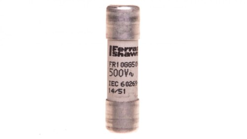 Wkładka bezpiecznikowa cylindryczna 10x38mm 6A gG 500V DF2CN06