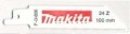 MAKITA BRZESZCZOT DO PIŁ SZABLASTYCH BIM 100x0,9mm  /5szt. BLACHY, PROFILE 3mm