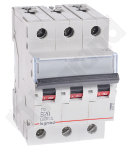 Wyłącznik nadprądowy 3P B 20A 6kA AC S303 TX3 403403