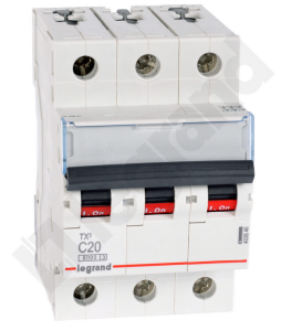 Wyłącznik nadprądowy 3P C 20A 6kA AC S303 TX3 403546