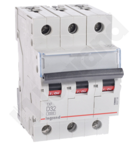 Wyłącznik nadprądowy 3P D 32A 6kA AC S303 TX3 403758