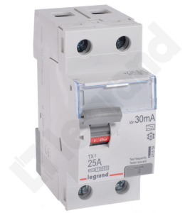 Wyłącznik różnicowoprądowy 2P 25A 0,03A typ A P302 TX3 411559