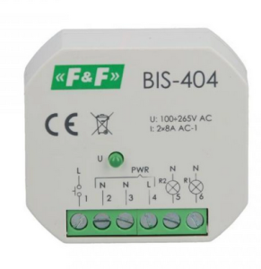 Przekaźnik impulsowy sekwencyjny 5A 230V AC 2Z BIS-404