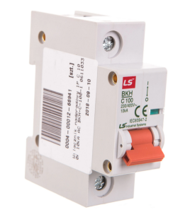 Wyłącznik modułowy LS Electric BKH 1P 100A charakterystyka C 06110331R0 BKH 1P C100A