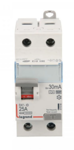 Wyłącznik różnicowoprądowy 2P 25A 0,03A typ F (HPI) SERII DX3 411590