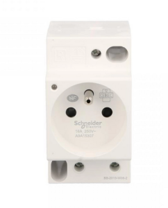 Gniazdo modułowe serwisowe 2P+Z 16A LED A9A15307