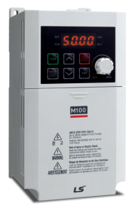 Przemiennik częstotliwości LS Electric M100, 1-fazowy, moc 0,75kW, komunikacja Modbus 66430010 LV0008M100-1EOFNA
