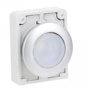 Napęd przycisku 30mm płaski biały z podświetleniam z samopowrotem M30C-FDL-W 182925