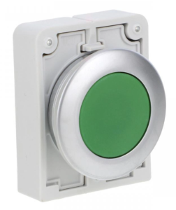 Napęd przycisku 30mm płaski zielony z samopowrotem M30C-FD-G 182919