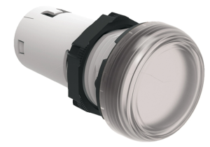 Lampka sygnalizacyjna LED jednoczęściowa przeźroczysta 24VAC/DC LPMLB7