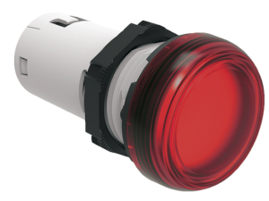 Lampka sygnalizacyjna LED jednoczęściowa czerwona 12VAC/DC LPMLA4