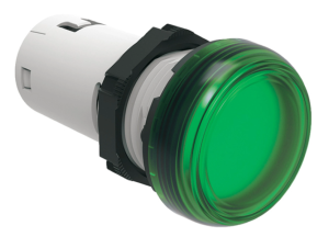 Lampka sygnalizacyjna LED jednoczęściowa zielona 12VAC/DC LPMLA3