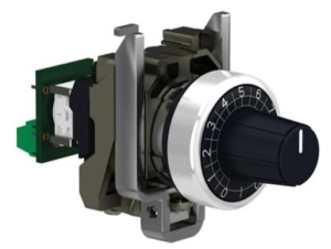 Potencjometr 10kOhm 1W 22mm plastikowy IP69K XB5AD912R10K