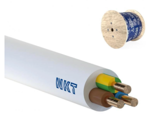 Przewód YDY 3x4 żo 450/750V /bębnowy/