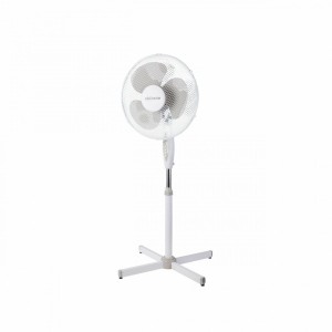 VOLTENO WENTYLATOR PODŁOGOWY BIAŁY+ PILOT 40cm PODSTAWA KRZYŻAK