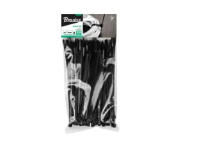 BRADAS OPASKA PLASTIK CZARNA  4,8x280/100szt