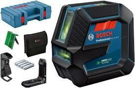 BOSCH LASER KRZYŻOWY GLL 2-15 G ZIELONY + UCHWYT LB 10 + ZACISK DK 10 WALIZKA …