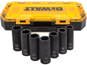 DEWALT ZESTAW NASADEK UDAROWYCH  7cz. 1/2"