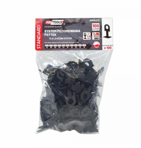 AWTOOLS SYSTEM POZIOMOWANIA ST 1,0mm 100 (KLIPS 7-15mm)