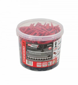 AWTOOLS SYSTEM POZIOMOWANIA ST 1,0mm 300+100 (KLIPS 7-15mm + KLIN)