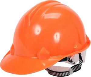 VOREL KASK OCHRONNY POMARAŃCZOWY HDPE