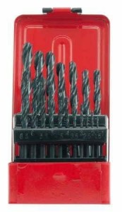 VOREL WIERTŁO METAL CZARNE KPL.19szt. /1,0-10,0/