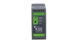 Zasilacz impulsowy KSE 06012P 230/ 12VDC 5,0A 60W na szynę DIN, Uzas: 85-264VAC, Ta70, 18912-9989