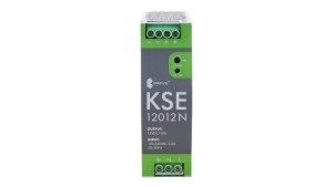 Zasilacz impulsowy KSE 12012M 230/ 12VDC 10A 120W na szynę DIN, Uzas: 96-264VAC, Ta70, 18912-9988