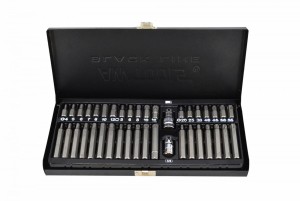 AWTOOLS KOŃCÓWKI HEX / TORX / SPLINE 40cz.BLACK LINE