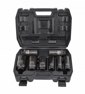 AWTOOLS ZESTAW NASADEK UDAROWYCH 1/2"   8cz. DŁUGIE BLACK LINE