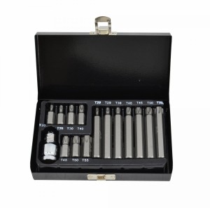AWTOOLS KOŃCÓWKI TORX 15cz.BLACK LINE