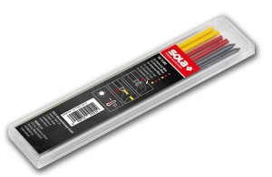SOLA WKŁADY DO OŁÓWKA AUTO. SC TLM2  MIX 6szt.  CZERWONY CZARNY ŻÓŁTY