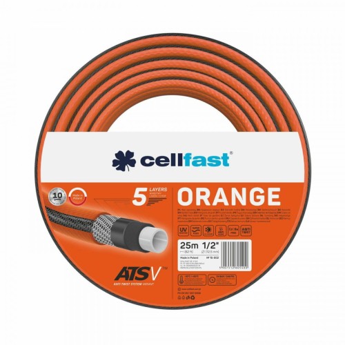 CELLFAST WĄŻ OGRODOWY  ORANGE 1" 25mb PL "C"