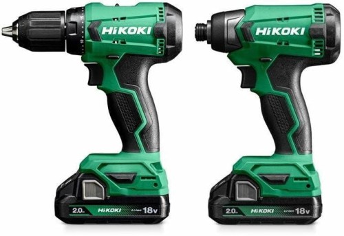 HIKOKI ZESTAW 18V KC18DA WCZ (DV18DA + WH18DA) 2x2,0Ah WALIZKA