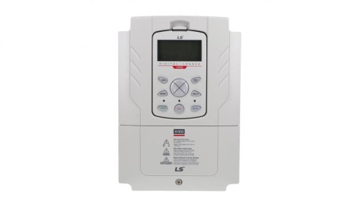Przemiennik częstotliwości LSIS serii H100 (HVAC) 2,2kW 3x400V AC filtr EMC C3 klawiatura LED LSLV0022H100-4COFN
