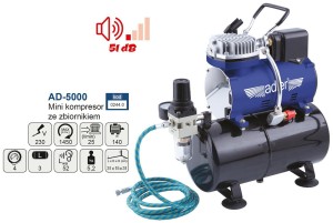 ADLER KOMPRESOR MINI DO AEROGRAFÓW AD-5000