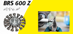 KLINGSPOR SZCZOTKA TARCZOWA  75mm TRZPIEŃ BRS600Z DRUT SKRĘCANY