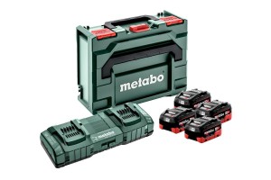 METABO AKUMULATOR 18V 8,0Ah LiHD x4 +ŁAD. ASC 145 DUO