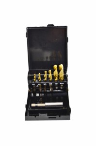 AWTOOLS ZESTAW WIERTEŁ GWINTUJĄCYCH M3-M107 SZT. ŻÓŁTE