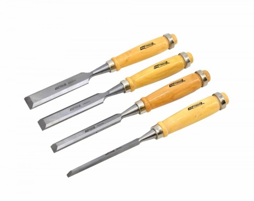 AWTOOLS ZESTAW DŁUT Z DREWNIANYMI UCHWYTAMI 4 SZTUKI 6/12/18/24 MM