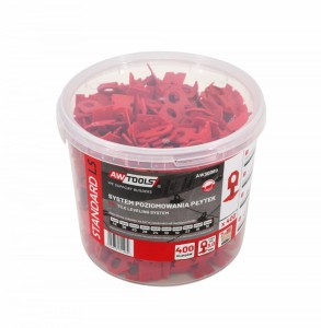 AWTOOLS SYSTEM POZIOMOWANIA ST 3,0mm 400(KLIPS 7-15mm) %