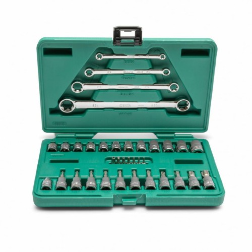 SATA ZESTAW KLUCZY  TORX 35el 1/4" 3/8 WALIZKA