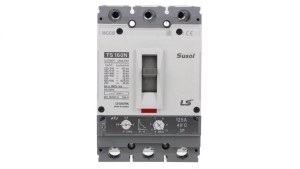 Wyłącznik kompaktowy LS Electric 3polowy, In=125A, wyzwalacz ATU, TS160N ATU 125A 3P