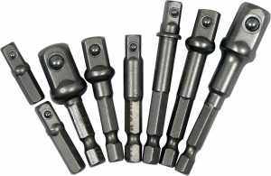 YATO ADAPTER HEX DO NASADEK ZESTAW 8el.