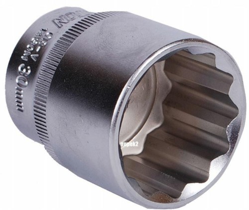 HONITON NASADKA 12-KĄTNA 1/2" KRÓTKA 21mm