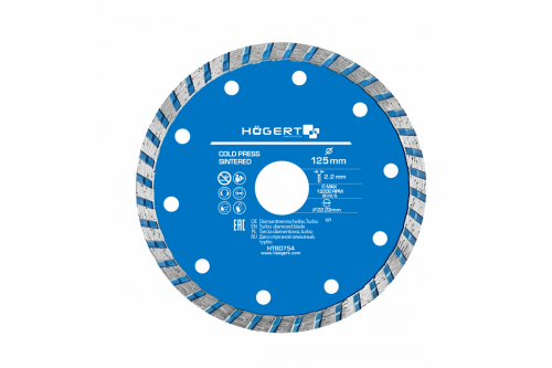 HOGERT TARCZA DIAMENTOWA 125x22,2/TURBO
