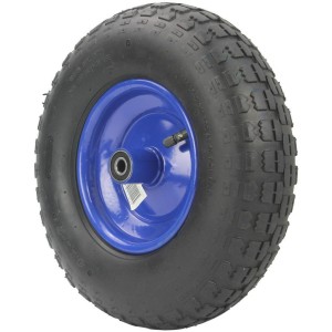 KOŁO PNEU.400/METAL.ŁOŻ/6PR/NIEBIESKI